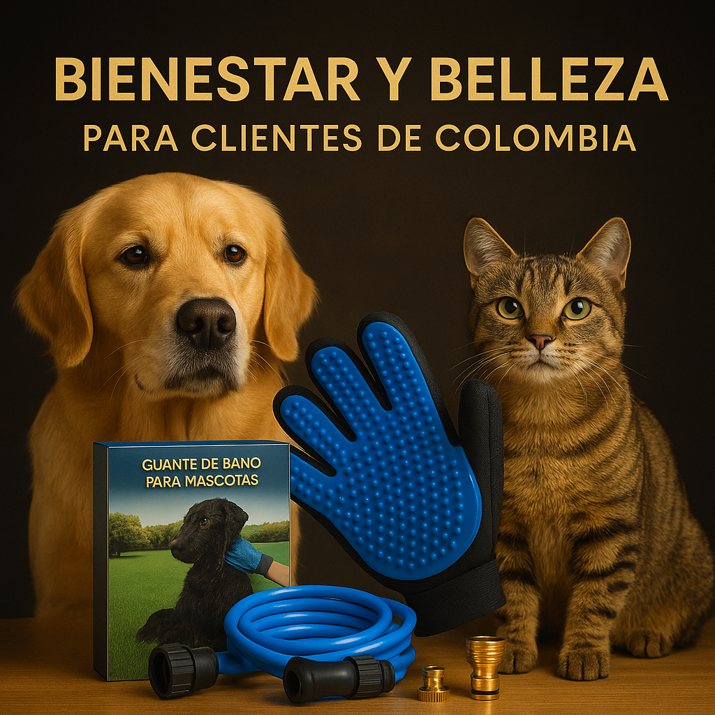 🧤🚿 Guante Ducha para Mascotas 🐶🐱