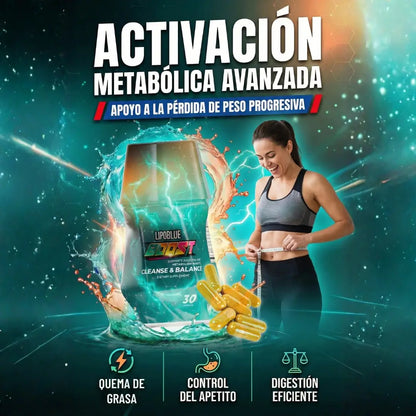 LipoBlue Boost | Quemador Metabólico de Alta Potencia