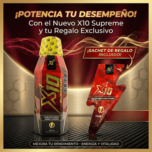X10 SUPREME | Energía y Vitalidad Natural