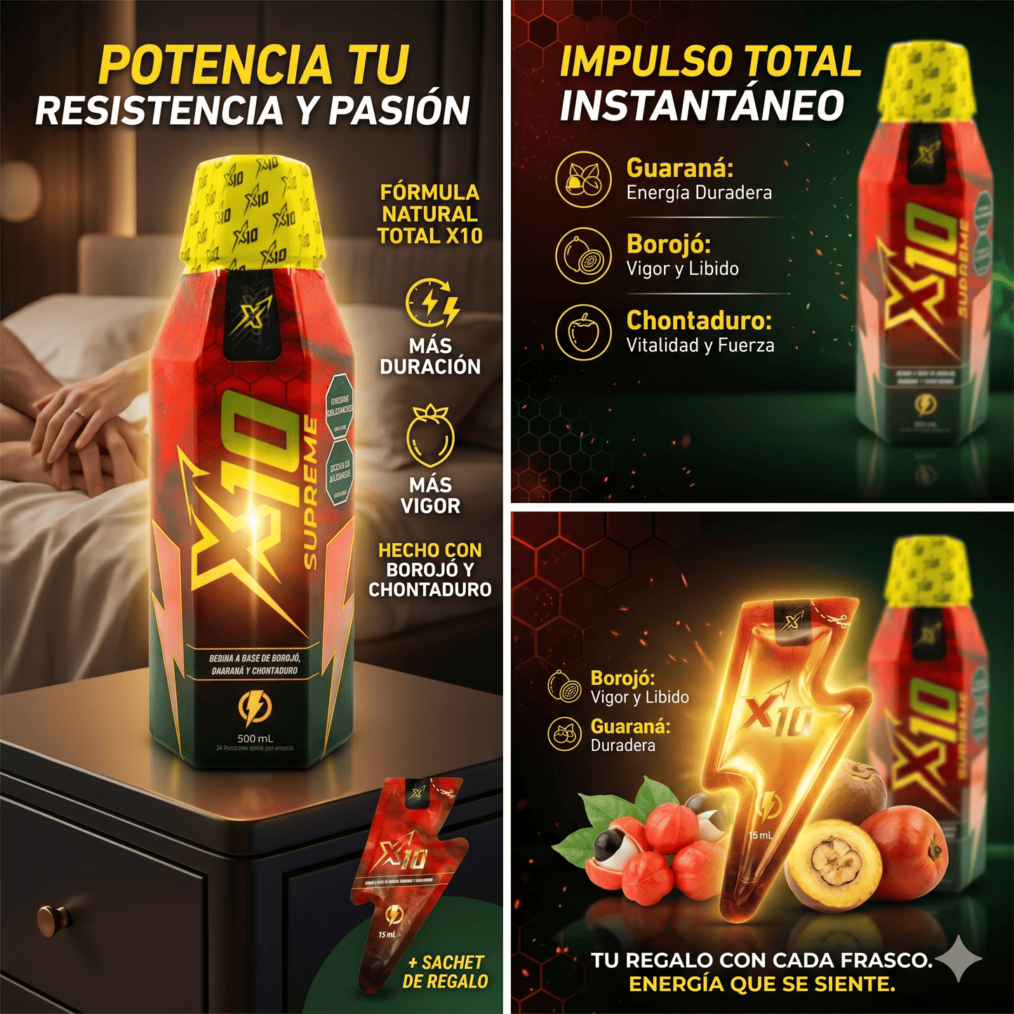 X10 SUPREME | Energía y Vitalidad Natural