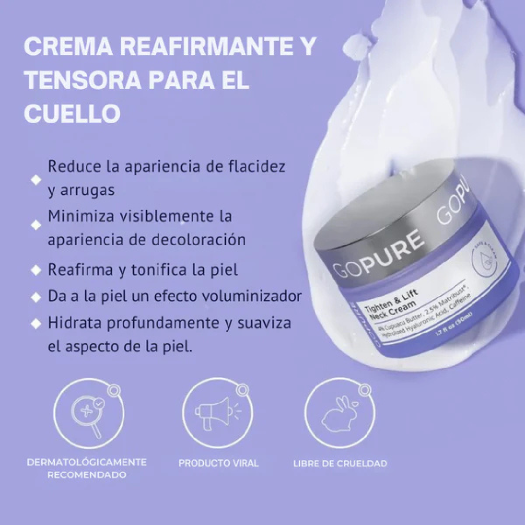 💎 GoPure® Reafirmante de Cuello