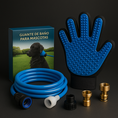 🧤🚿 Guante Ducha para Mascotas 🐶🐱