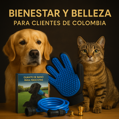 🧤🚿 Guante Ducha para Mascotas 🐶🐱