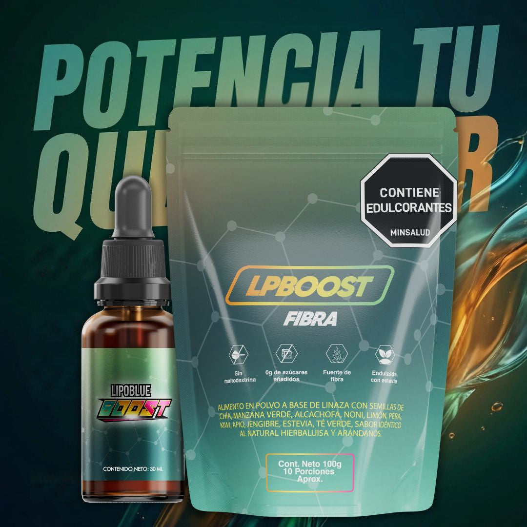 Combo Fibra + Drenador LipoBoost