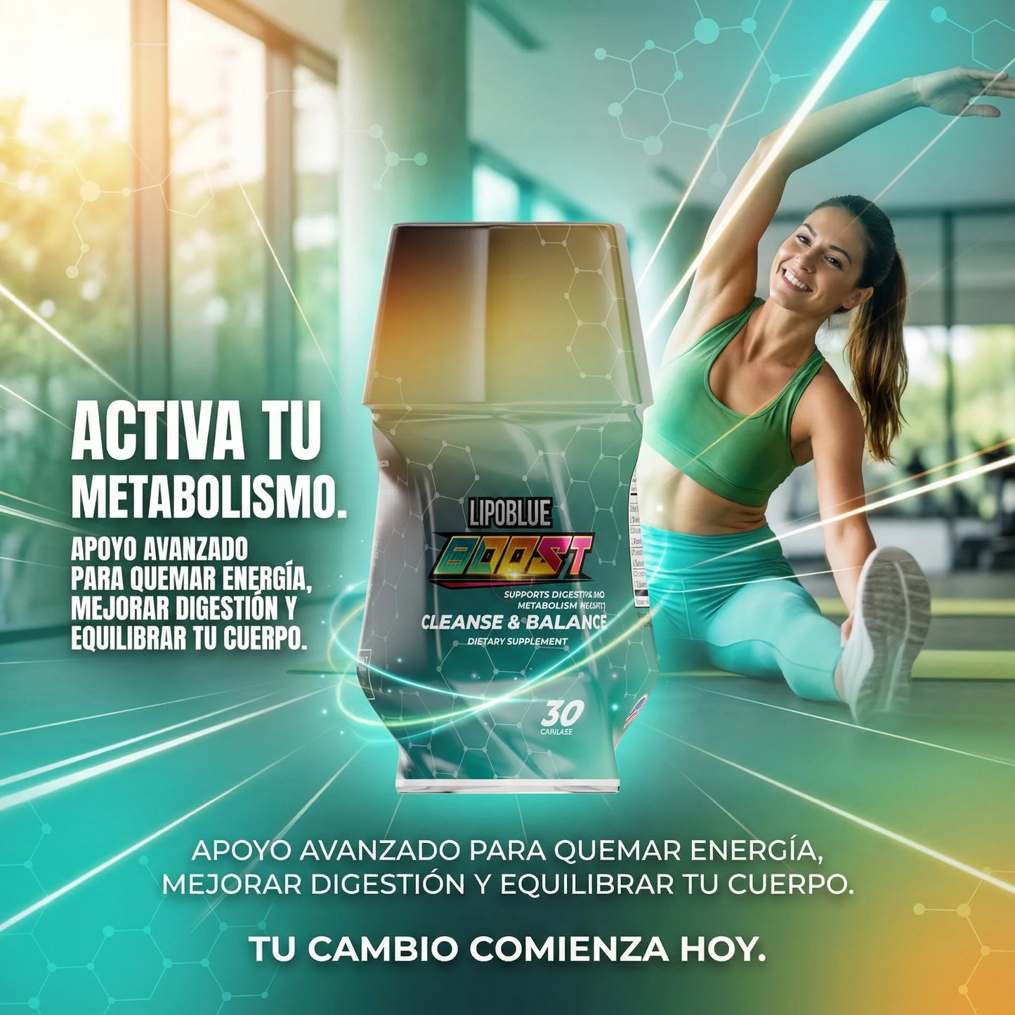 LipoBlue Boost | Quemador Metabólico de Alta Potencia