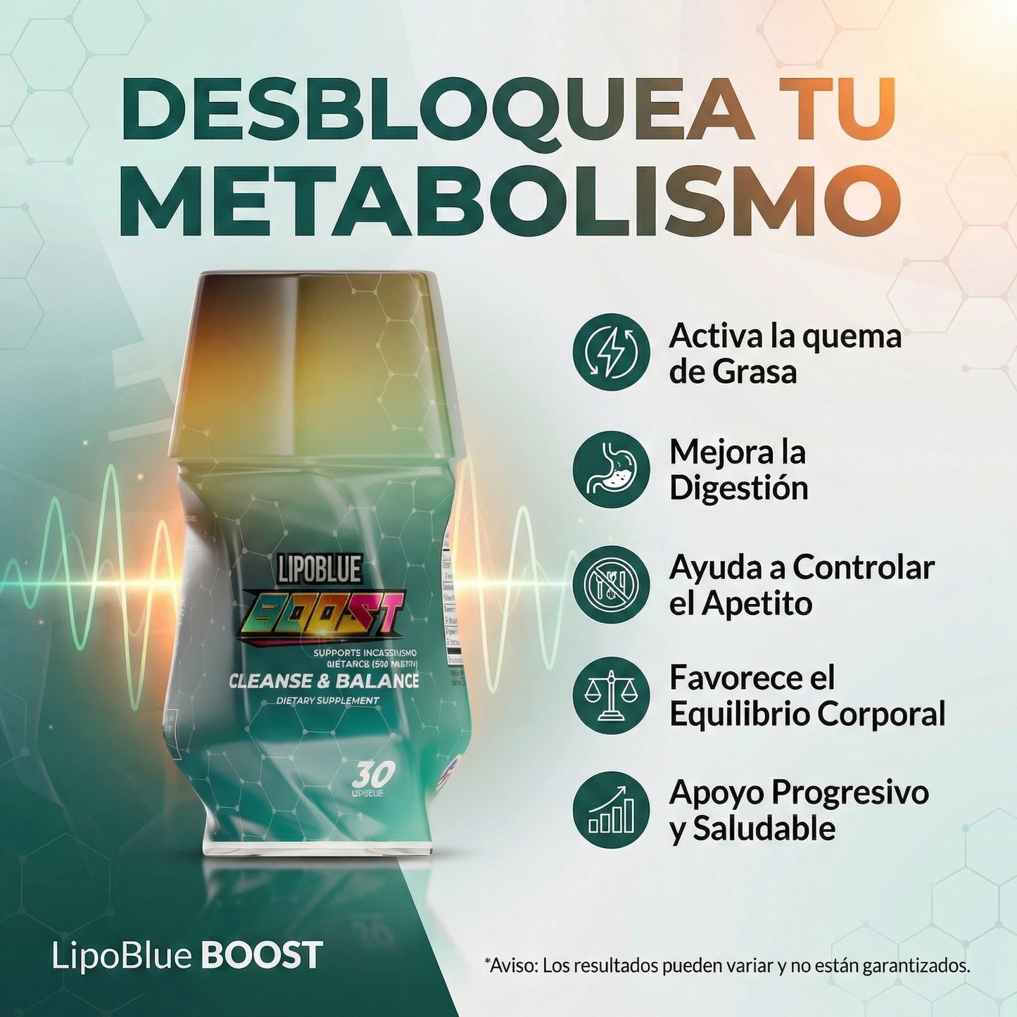 LipoBlue Boost | Quemador Metabólico de Alta Potencia