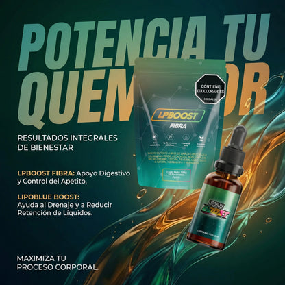 Combo Fibra + Drenador LipoBoost