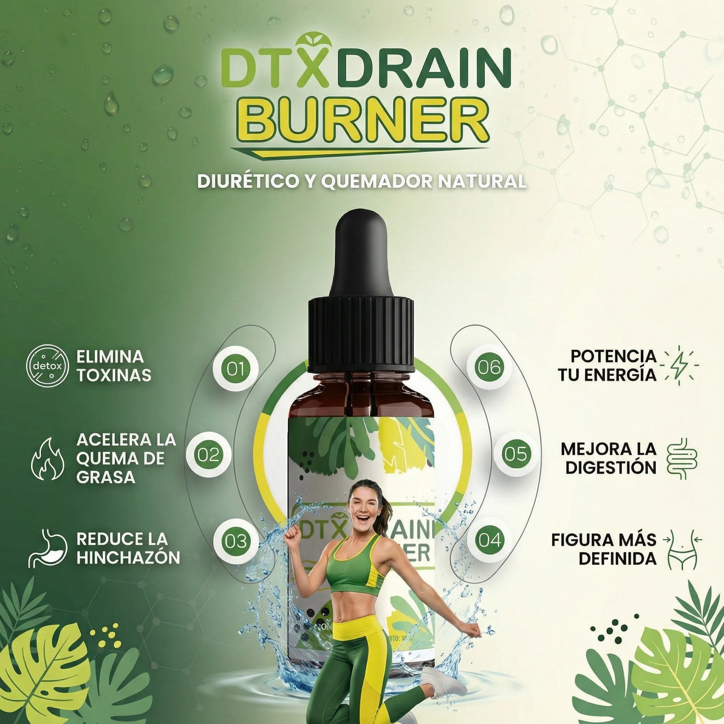 Drenador DTX | Elimina exceso de liquidos