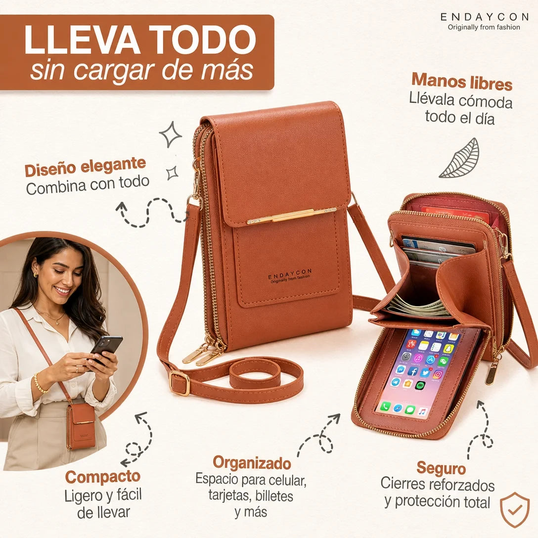 👜 Oferta 2x1: Bolso porta celular y documentos - Luxury Girl®✨
