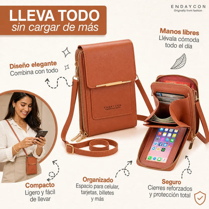 👜 Oferta 2x1: Bolso porta celular y documentos - Luxury Girl®✨