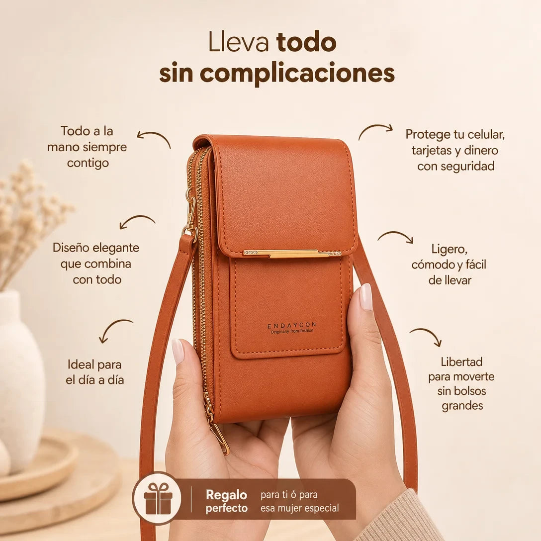 👜 Oferta 2x1: Bolso porta celular y documentos - Luxury Girl®✨