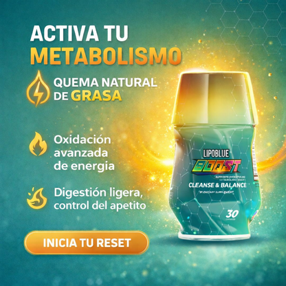 LipoBlue Boost | Quemador Metabólico de Alta Potencia