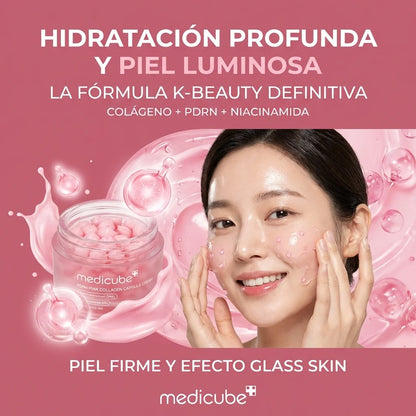 Medicube PDRN Pink Collagen Capsule Cream | Crema Revitalizante Avanzada
