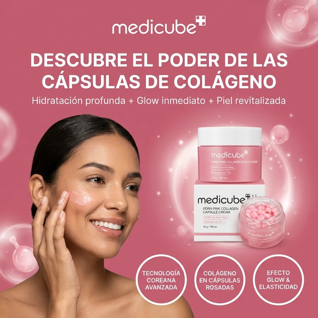Medicube PDRN Pink Collagen Capsule Cream | Crema Revitalizante Avanzada