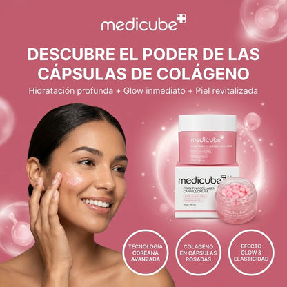 Medicube PDRN Pink Collagen Capsule Cream | Crema Revitalizante Avanzada