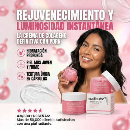 Medicube PDRN Pink Collagen Capsule Cream | Crema Revitalizante Avanzada